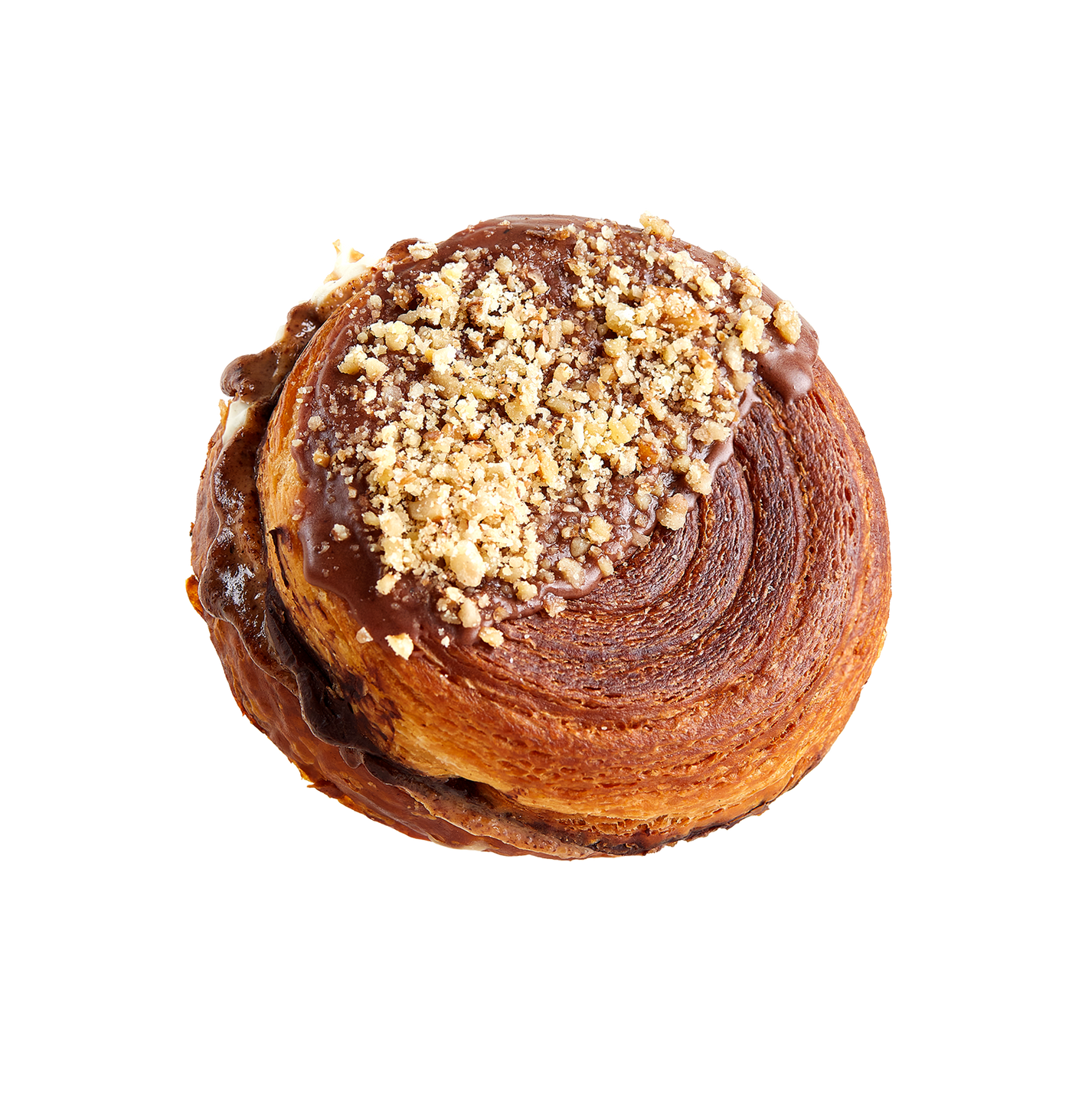 Nutty Fudge Croissant Roll